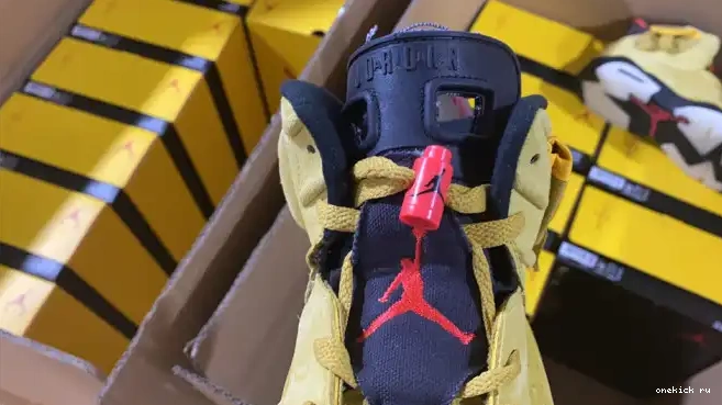 Rep Onekick JORDAN 6 TRAVIS X SCOTT CN1084-300 AIR YELLOW 0511